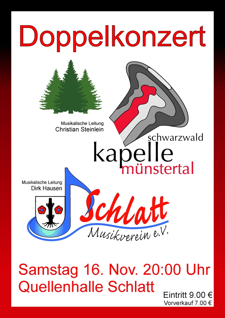 Plakat Doppelkonzert